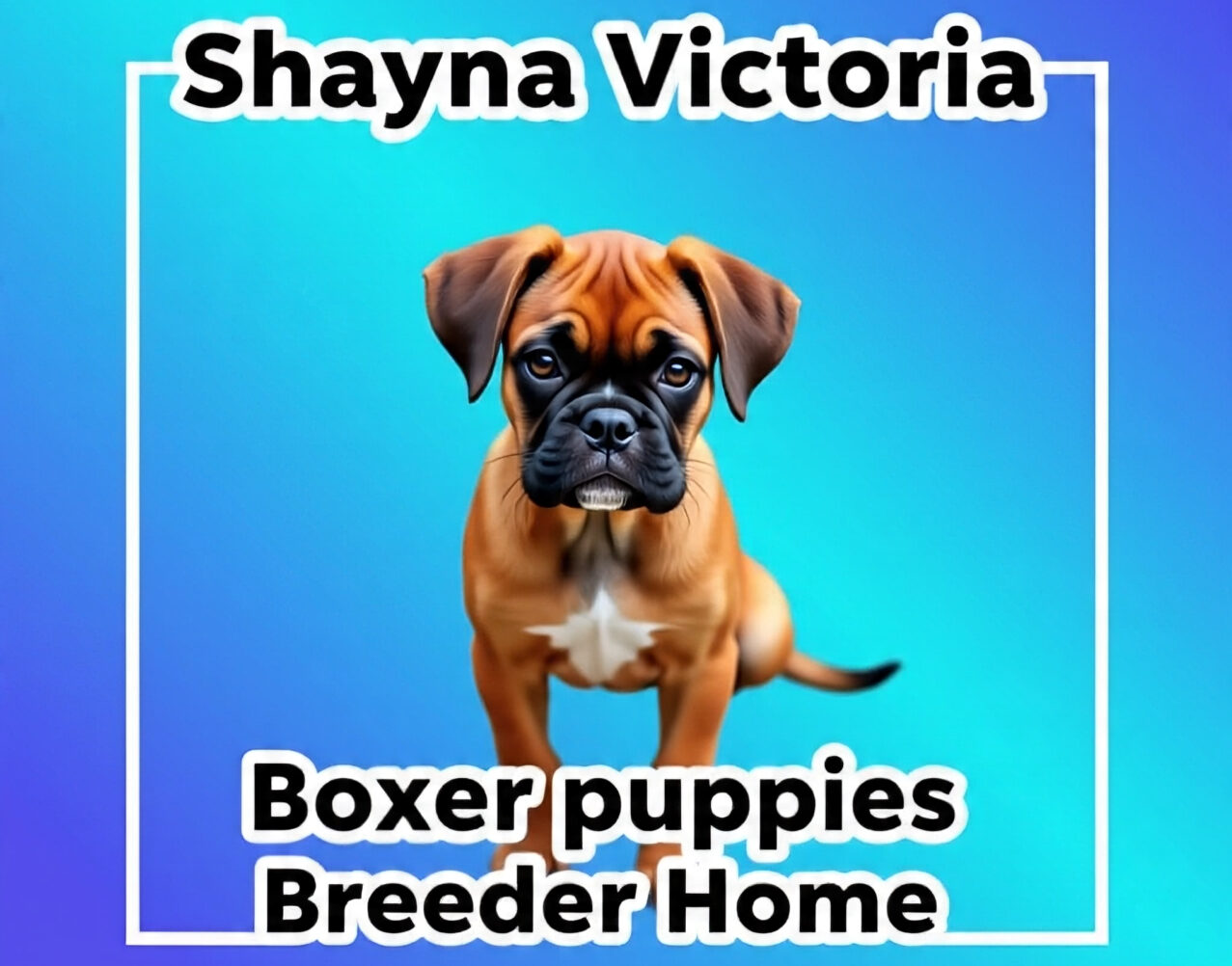 Shayna Victoria Boxer pPuppies Breeder Home
